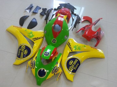 Shop 2008-2011 Honda CBR1000RR Motorcycle Fairings - Yellow Green Red Black Corona Canada