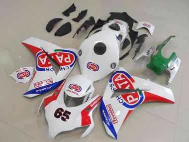 Shop 2008-2011 Honda CBR1000RR Motorcycle Fairings - White Red Blue Pata 65 Canada