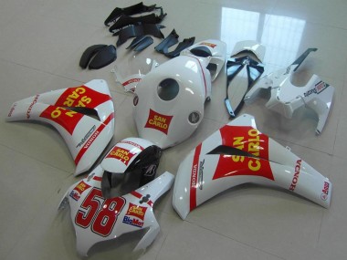 Shop 2008-2011 Honda CBR1000RR Motorcycle Fairings - White Red Yellow San Carlo 58 Canada