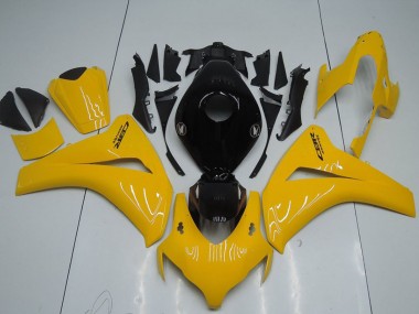 Shop 2008-2011 Honda CBR1000RR Motorcycle Fairing Kits - Yellow Glossy Black Canada