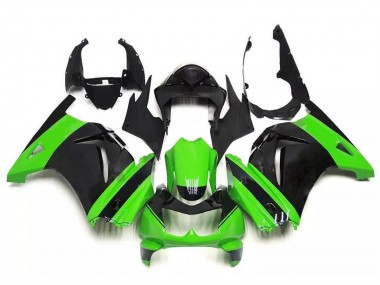 Shop 2008-2012 Kawasaki EX250 Motorcycle Fairing - Green Black Canada