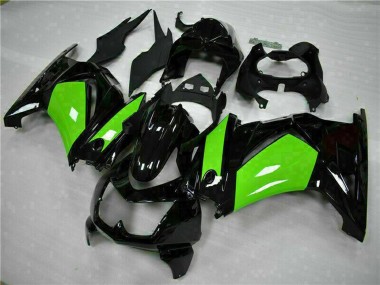 Shop 2008-2012 Kawasaki EX250 Motorcycle Fairings - Glossy Black Green Canada