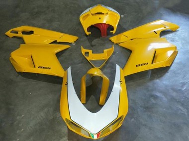 Shop 2008-2012 Kawasaki EX250 Motorcycle Fairings - White Yellow Canada