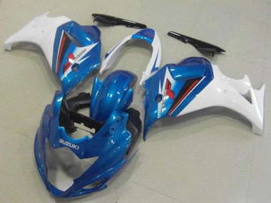 Shop 2008-2013 Suzuki GSX650F Motorcycle Fairings - White Blue Canada