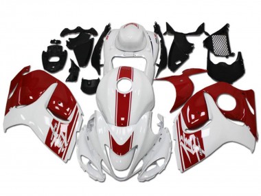 Shop 2008-2020 Suzuki GSXR 1300 Hayabusa Motorcycle Fairings - White Red Canada