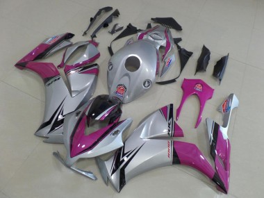 Shop 2012-2016 Honda CBR1000RR Motorcycle Fairings - Silver Pink Glossy Black Canada