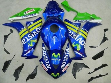 Shop 2012-2016 Honda CBR1000RR Motorcycle Fairings - Blue Yellow Green MoviStar Castrol Canada