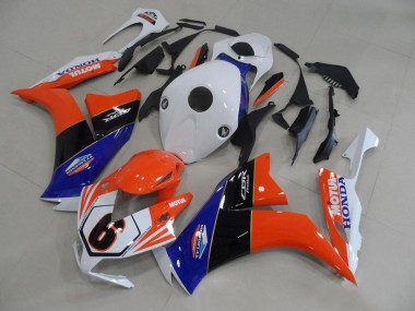 Shop 2012-2016 Honda CBR1000RR Motorcycle Fairings - White Blue Orange Glossy Black TT Legends 6 Canada