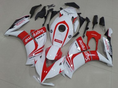 Shop 2012-2016 Honda CBR1000RR Motorcycle Fairings - White Red Black Supreme Canada
