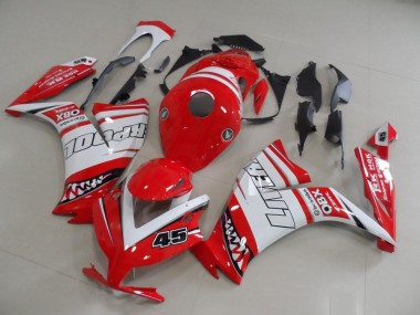 Shop 2012-2016 Honda CBR1000RR Motorcycle Fairings - White Red Liverpool 45 Canada
