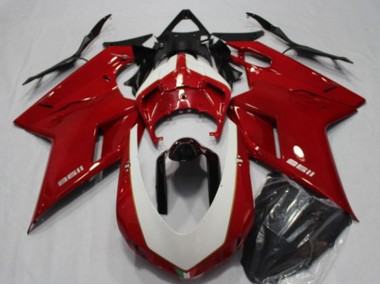 Shop 2007-2014 Ducati 1198 Motorcycle Fairings - Red Canada