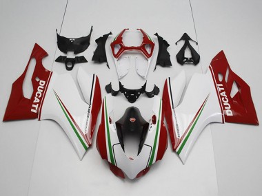 Shop 2011-2014 Ducati 1199 Bike Fairings - White Red Black Green Canada