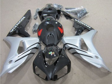 Shop 2006-2007 Honda CBR1000RR Bike Fairings - Silver Glossy Black Canada