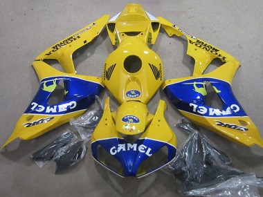 Shop 2006-2007 Honda CBR1000RR Motorcycle Fairings - Yellow Blue Camel Canada
