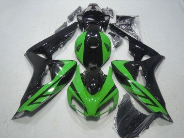 Shop 2006-2007 Honda CBR1000RR Motorcycle Fairing - Green Glossy Black Canada