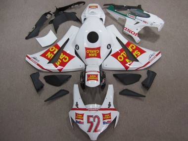 Shop 2008-2011 Honda CBR1000RR Motorcycle Fairings - White Red Yellow San Carlo 52 Canada