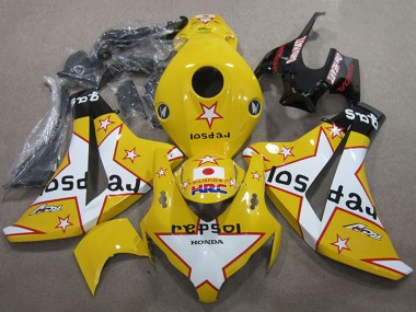 Shop 2008-2011 Honda CBR1000RR Motorcycle Fairings - Yellow White Glossy Black Star Repsol HRC Canada