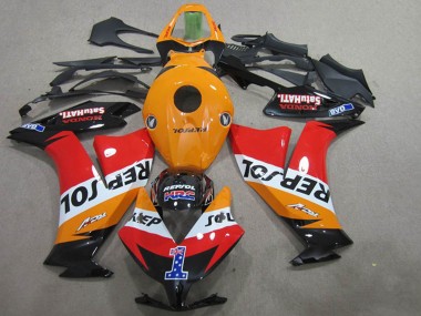 Shop 2012-2016 Honda CBR1000RR Motorcycle Fairings - Orange White Red Glossy Black Repsol 1 Canada