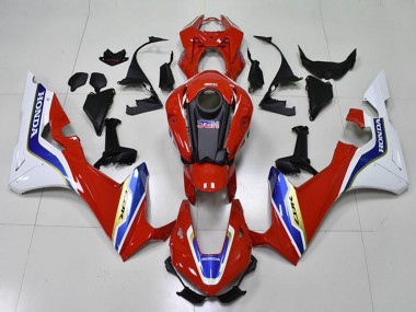 Shop 2017-2023 Honda CBR1000RR Motorcycle Fairing - White Red Blue HRC Canada