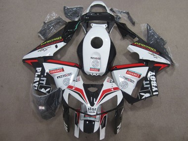 Shop 2005-2006 Honda CBR600RR Motorcycle Fairings - White Red Black Star Lock Playboy Canada