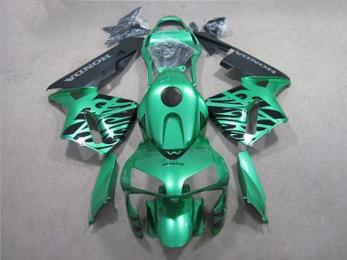 Shop 2005-2006 Honda CBR600RR Motorcycle Fairing - Green Black Canada