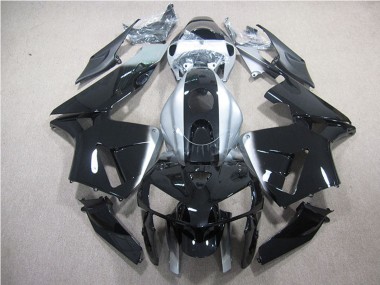 Shop 2005-2006 Honda CBR600RR Motorcycle Fairing - Glossy Black Silver Canada