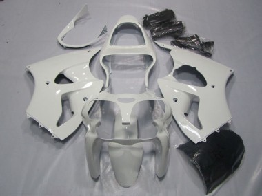 Shop 2000-2002 Kawasaki ZX6R Motorcycle Fairings - White Canada