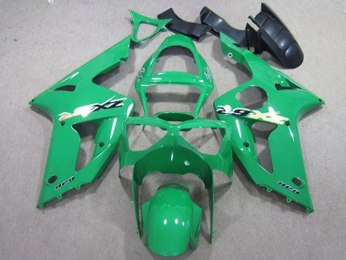 Shop 2003-2004 Kawasaki ZX6R Motorcycle Fairing Kits - Green Canada