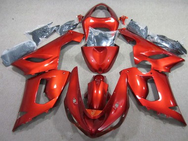 Shop 2005-2006 Kawasaki ZX6R Motorcycle Fairing - Red Canada