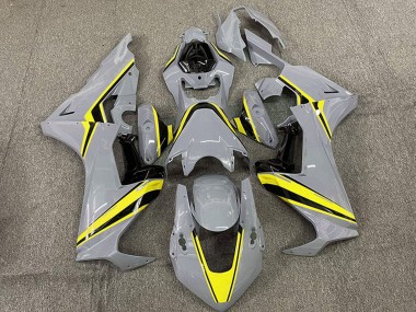 Shop 2017-2023 Honda CBR1000RR Motorcycle Fairings - Nardo Grey with Yellow Stripe Canada