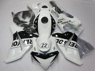 Shop 2008-2011 Honda CBR1000RR Motorcycle Fairings - White Glossy Black Repsol 22 Canada