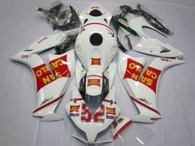 Shop 2012-2016 Honda CBR1000RR Motorcycle Fairings - White Red Yellow San Carlo Canada