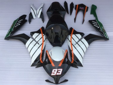 Shop 2012-2016 Honda CBR1000RR Motorcycle Fairings - White Orange Glossy Black Baracuda 93 Canada