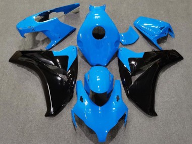 Shop 2008-2011 Honda CBR1000RR Motorcycle Fairings - Baby Blue Glossy Black Canada