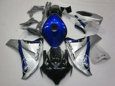 Shop 2006-2007 Honda CBR1000RR Motorcycle Fairings - Silver Blue Glossy Black TBR Canada