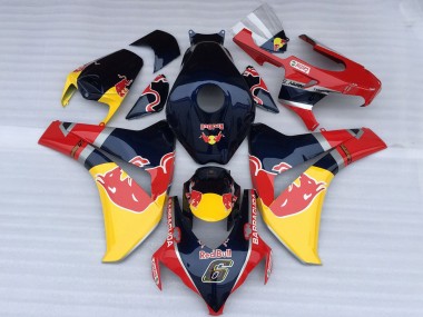 Shop 2008-2011 Honda CBR1000RR Motorcycle Fairings - Dark Blue Yellow Red Bull Canada