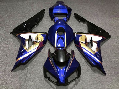 Shop 2006-2007 Honda CBR1000RR Motorcycle Fairings - Blue White Gold Glossy Black Canada