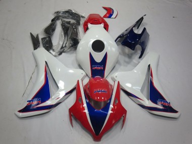 Shop 2008-2011 Honda CBR1000RR Motorcycle Fairings - White Red Blue HRC Style Canada
