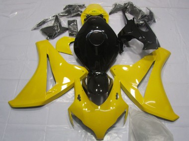 Shop 2008-2011 Honda CBR1000RR Motorcycle Fairing - Yellow Glossy Black Canada