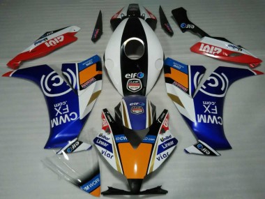 Shop 2012-2016 Honda CBR1000RR Motorcycle Fairings - White Blue Orange Red Black Elf Canada