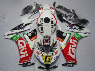 Shop 2012-2016 Honda CBR1000RR Motorcycle Fairings - White Red Green Givi PlayBoy Canada