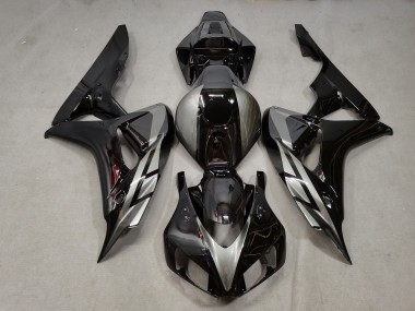 Shop 2006-2007 Honda CBR1000RR Motorcycle Fairings - Silver Glossy Black Canada