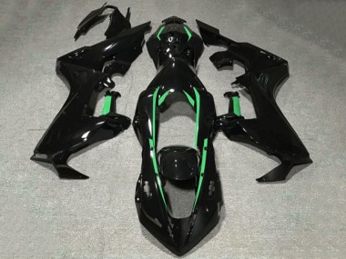 Shop 2017-2023 Honda CBR1000RR Motorcycle Fairings - Glossy Black Forest Green Lining Canada