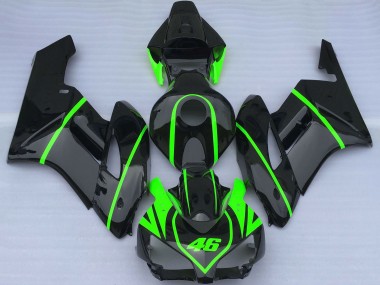 Shop 2004-2005 Honda CBR1000RR Motorcycle Fairings - Glossy Black High Viz Green Canada