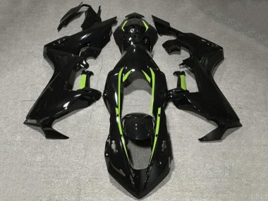 Shop 2017-2023 Honda CBR1000RR Motorcycle Fairings - Glossy Black Lime Green Lining Canada