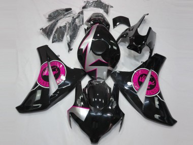 Shop 2008-2011 Honda CBR1000RR Motorcycle Fairings - Silver Pink Glossy Black Canada