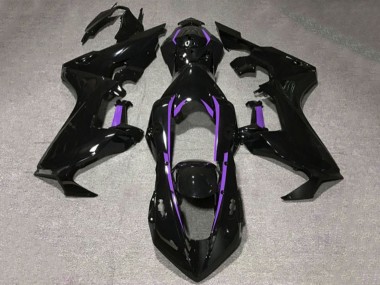 Shop 2017-2023 Honda CBR1000RR Motorcycle Fairings - Glossy Black Purple Lining Canada