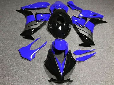 Shop 2012-2016 Honda CBR1000RR Motorcycle Fairings - Blue Grey Glossy Black Canada