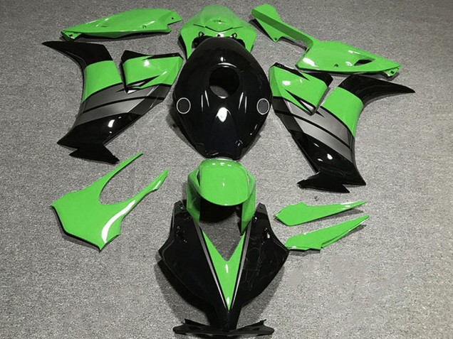 2012-2016 Honda CBR1000RR Motorcycle Fairings - Green Grey Glossy Black Canada