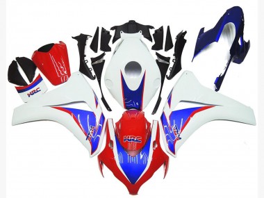 Shop 2008-2011 Honda CBR1000RR Motorcycle Fairing Kits - White Blue Red HRC Canada